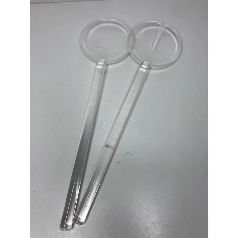 Lucite Salad 2 Piece Serving Set Mid Century Modern 11